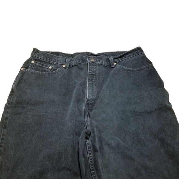 Levi's 550 Jeans Women Size 20W Black Relaxed Fit Tapered Vintage USA (37x28.5) - Picture 2 of 7